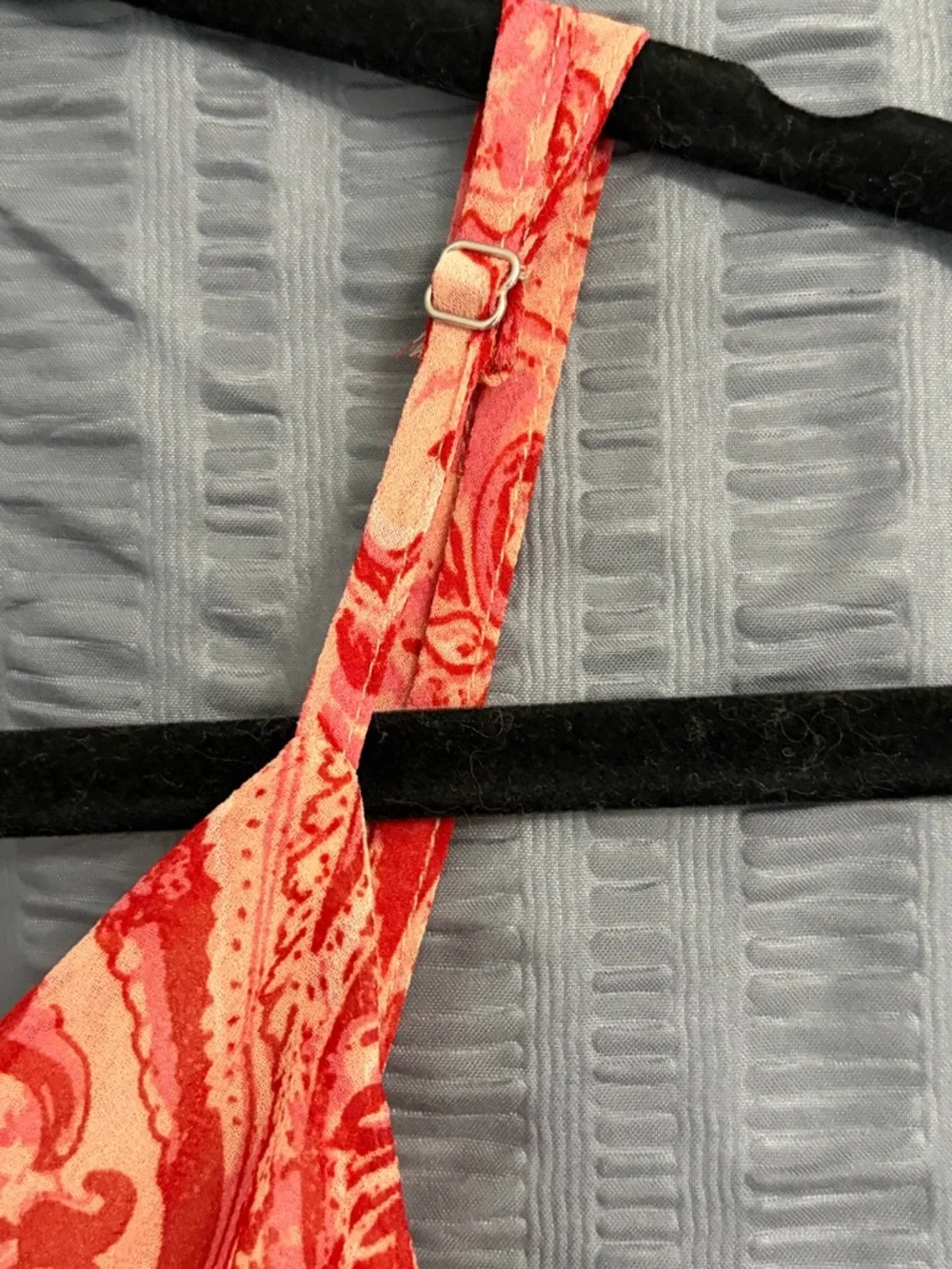Dress Forum Los Angeles Coral Pink Paisley Maxi Dress Small - Picture 4 of 11